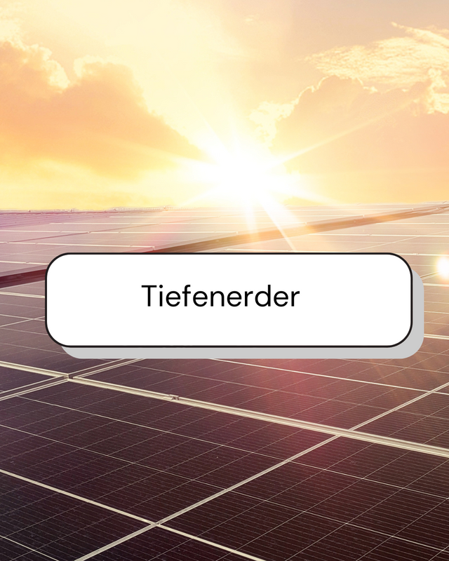 Tiefenerder / Staberder für Photovoltaikanlagen