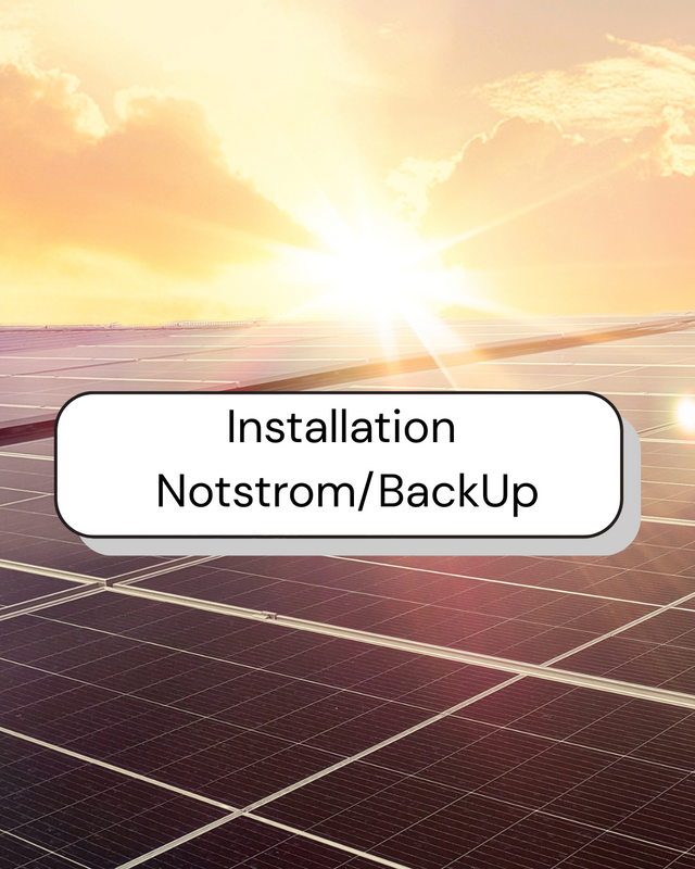 Installations Notstrom Backup-Box