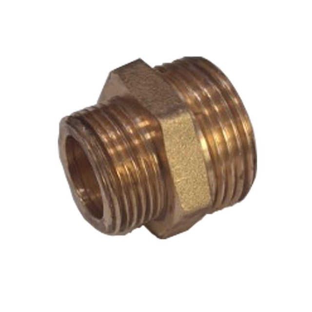 Nippel 3/4x3/4 mit Flachanschluss