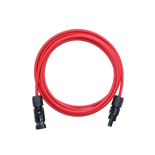 Verlängerung mit MC4-Steckern - Solarkabel KENO 4mm² / rot / 1m