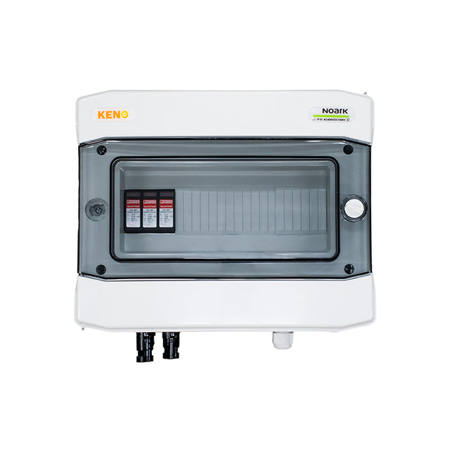 DC-Anschlussverteiler mit Überspannungsschutz 1000V Typ 2, 1x PV-Strang, 1x MPPT, (Gehäuse 12T)