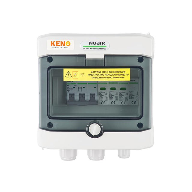 AC-Anschlusskasten mit Überspannungsschutz Typ 1+2, 20A, 3-phasig