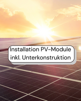 DC-Montage sowie inkl. Unterkonstruktion / Preis pro Modul
