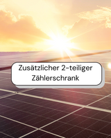 Zusätzlicher zweiteiliger Zählerschrank inkl. 5 m HAK-Kabel