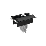 KENO K-05-50-R-CZ-MAX Mittelklemme 50mm Klick-System Schwarz