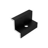 KENO K-06-35 Endklemme 35mm Schwarz Anodisiert Aluminium