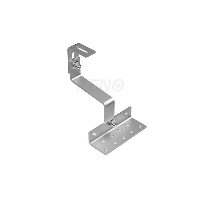 Hakenhalterung mit doppelter Verstellung, erhöht um 3 cm (K-12+3)