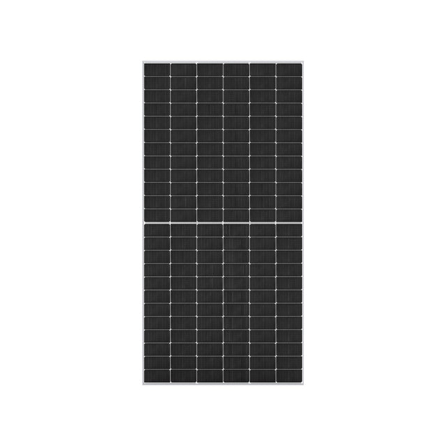 Photovoltaikmodul Sharp 575W, N-Typ, Half-Cut, bifacial, Doppelglas, silberner Rahmen 30mm, C1-Stecker, Kabel 400mm