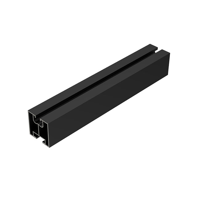 Aluminiumprofil 2220 mm schwarz (K-01-2220-CZ)