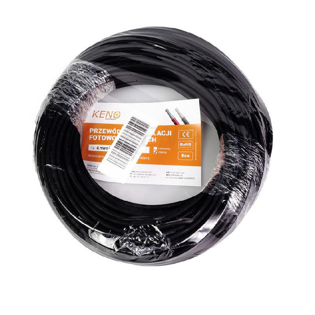 KENO-Kabel 4 mm², schwarz, Verpackung 50 m