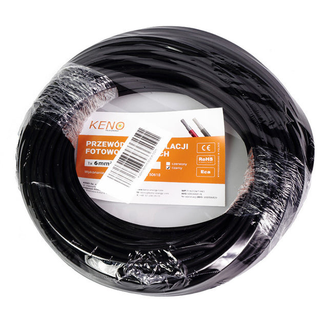 KENO Przewod KENO 6mm czarny 50m