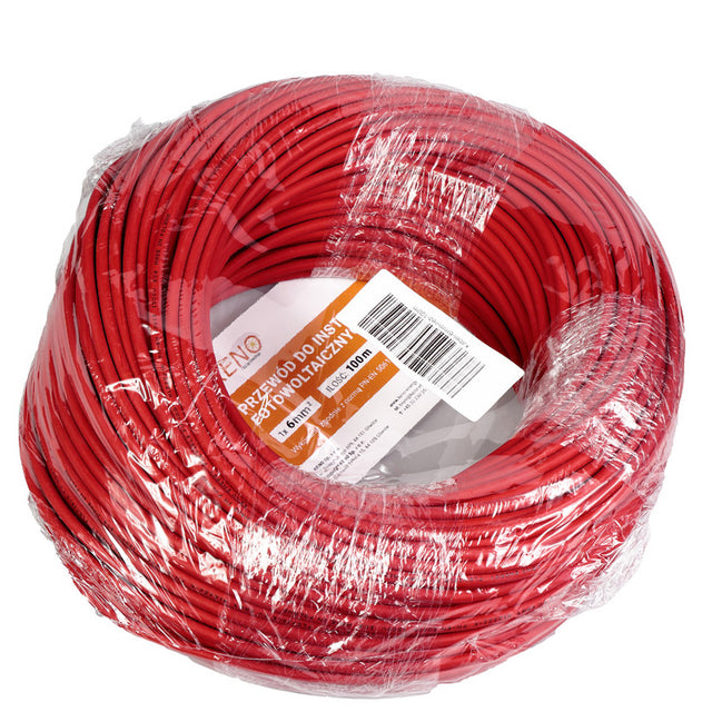 KENO-Kabel 6 mm², rot, Verpackung 100 m