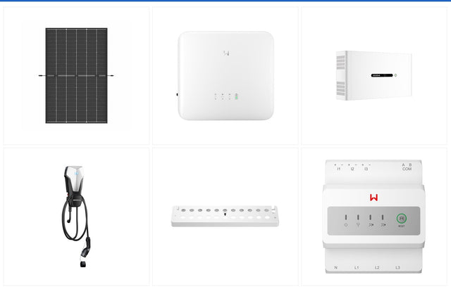 GoodWe Premium-Set ~10 kWp | PV + 10 kW + 10 kWh Speicher + 22 kW Wallbox