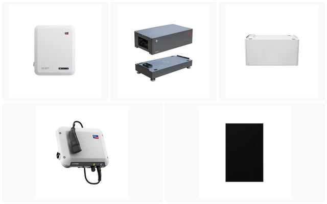 BYD + SMA Premium-Set ~10 kWp | PV + SMA 8 kW + 10 kWh + 22 kW Wallbox | Stromspeicher Wallbox | kaufen
